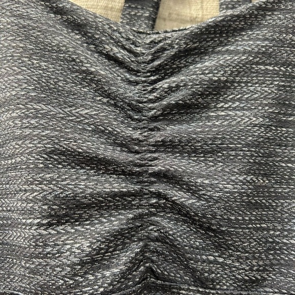 Title Nine Dress Women’s  Gray Padded Bra Athleisure Golf Tennis Cross Back/ Med - Picture 2 of 10